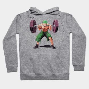 zoro at gym Hoodie